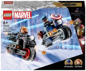 LEGO® MARVEL SUPER HEROES 76260 Czarne wdowy i motocykle Kapitana Ameryki LEGO® MARVEL SUPER HEROES LEGO Marvel Super Heroes 76260, 1 szt.