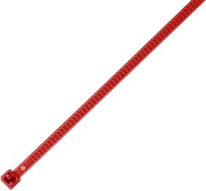Opaski wielokrotnego użytku LR55 (L x B) 195 x 4.7 mm LR55R-PA66-RD-Q1 Kolor producenta: czerwony HellermannTyton 115-00003 25 szt.