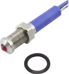 Lampka sygnalizacyjna LED TRU COMPONENTS TC-92106c5 1605951, 80 mcd, 24 V DC/AC, 6 mm