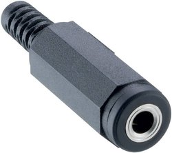 Złącze męskie jack 3,5 mm Lumberg 1520 01 1520 01, stop Cu, niklowany, złącze żeńskie proste, 1 szt.
