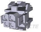 Obudowa złącza pin męskiego na kabel TE Connectivity 207015-1 207015-1, wire-to-board, piny: 4, 1 szt.
