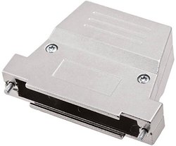 Obudowa złącza D-SUB encitech DTXL25-SJS-T-K 6560-0203-33, odlew cynkowy, 180 °, 1 szt.