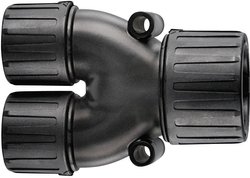 Trójnik Y-kształtny HellermannTyton HG34-Y28, O 34/28 mm, czarny