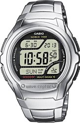 Zegarek Casio sterowany radiowo WV-58DE-1AVEG z cyfrowym wyświetlaczem Zegarek na rękę Casio WAVE CEPTOR, Sterowany radiowo, 5 ATM