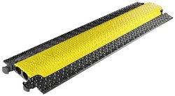 Mostek kablowy DEFENDER by Adam Hall 86100, (D x S x W) 1005 x 273 x 45 mm, czarny/żółty, 1 szt.