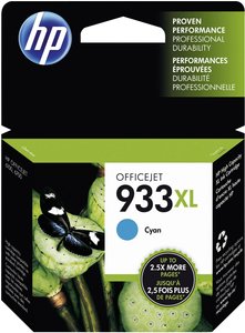 Tusz HP 933XL, CN054AE, oryginalny, cyjan
