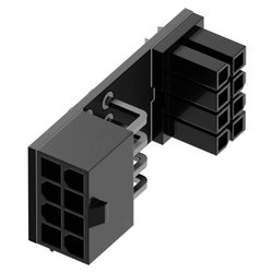 Przejściówka, adapter Singularity Computers SC-PB-A-890 [1x złącze męskie ATX 8-pin (4+4) - 1x złącze żeńskie ATX 8-pin (4+4)]
