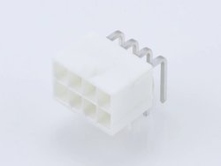 Listwa kołkowa, żeńska, do wbudowania, standardowa Molex MOL Power & Signal Sol. 39300080, piny: 8, 13 A, 1 szt.