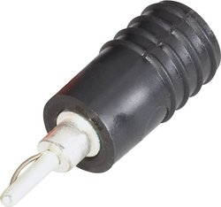 Wtyk sprężynowy Schnepp US 2040, O 2 mm, 10 A, 60 V/DC 30 V/AC, czarny