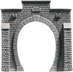 Wjazd jednotorowy do tunelu, NOCH 34851, kamienny, skala N, 78 mm x 74 mm