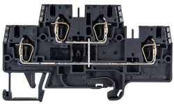 Zacisk podłoża, poziomy, połączony z fasis WKFN 2,5 E/VB/35 Schwarz Wieland 56.703.6955.1 czarny Zawartość: 1 szt.