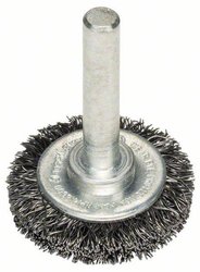Szczotka tarczowa, 30 mm, 0,2 mm, 4500 U/ min, 6 mm Bosch Accessories N/A N/A Ø trzonka 6 mm 2608622110 1 szt.