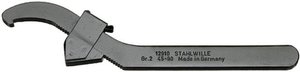Klucz hakowy  90 mm  Stahlwille 12910 GR. 2 45-90 VERSTELLBARER HAKENSCHLUESSEL 44010002