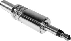 Złącze męskie jack 3,5 mm TRU COMPONENTS 1578910, niklowany, złącze męskie proste, 1 szt.