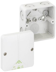 Puszka instalacyjna Spelsberg Abox-i 025 leer, IP65, (D x S x W) 80 x 80 x 52 mm, szary, 1 szt.