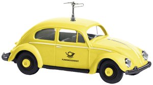 Model samochodu Busch 52912 H0 Volkswagen Pojazd testowy radiowy z preclem Beetle, żółty DBP