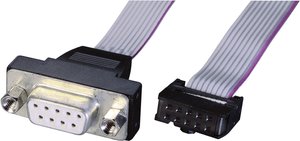 Kabel szeregowy Renkforce RF-4533990, [1x złącze żeńskie D-SUB 9-pin - 1x listwa żeńska 10 pin], 0.26 m