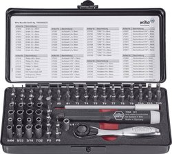 Micro-Bit, zestaw 65 szt. Bity Wiha 39971, 65 szt.