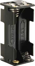 Komora baterii Velleman BH443D 4 x AAA, Połączenie lutowane, (D x S x W) 53 x 27 x 25 mm