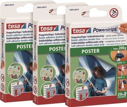 Pasek samoprzylepny tesa POWERSTRIPS® Poster 58003-00500-05 60 szt.