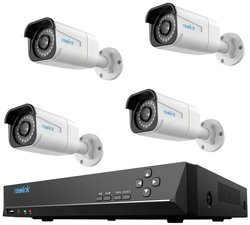 Reolink NVS8-5KB4-A rl5kb4 LAN IP-Zestaw monitorujący 8-kanałowy z 4 kamerami 4096 x 2512 px