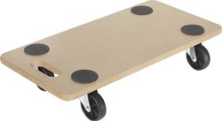 Wózek płaski TOOLCRAFT TO-6811791 EWSU1012-575 Płyta MDF  Maksymalne obciążenie: 200 kg 582 mm x 291 mm x 110 mm