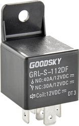 Przekaźnik samochodowy GoodSky GRL-S-124DF, 40 A