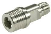 Adapter QMA Huber & Suhner 84014876, złącze męskie QMA - złącze żeńskie SMA, 1 szt.