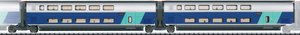 Wagon osobowy TRIX H0 T23488 Dodatkowy zestaw samochodowy 2 dla TGV Euroduplex SNCF Zestaw 2