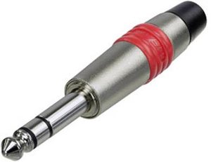 Złącze męskie jack 6,35 mm Rean AV NYS228C-0-CON NYS228C-0-CON, niklowany, złącze męskie proste, 1 szt.