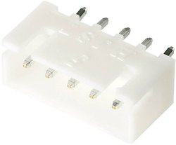 Listwa kołkowa, męska, standardowa JST 800921, Ilość pinów 5, Wymiary siatki: 2.50 mm, 1 szt.