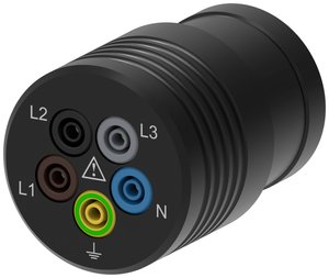 Adapter pomiarowy CEE 16 A (wtyczka CEE 5-pinowa z 5 gniazdami) Adapter pomiarowy HT Instruments DAA-16 1 szt.