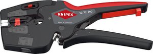 KNIPEX 12 72 190 Narzędzie wielofunkcyjne NexStrip dla elektryków z antypoślizgowymi plastikowymi tulejami 190 mm Zaciskarka Knipex NexStrip 12 72 190, 0.03 do 10 mm²