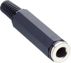 Złącze żeńskie Jack 6.35 mm Lumberg KLK 3, 3-pin, stereo