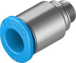 Łącznik prosty FESTO QSM-M5-6-I    Średnica rury: 6 mm  Rozmiar gwintu: M5 1 szt.