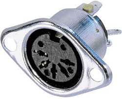 Gniazdo montażowe DIN Neutrik NYS 324, 3-pin