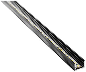 Barthelme 62399201_9005 BARdolino Profil LED       aluminium (D x S x W) 1000 x 18.4 x 13 mm  1 m