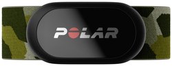 Nadajnik na klatkę piersiową Polar H10, zielony kamuflaż M-XXL Czujnik tętna Polar 920106245 1 szt.