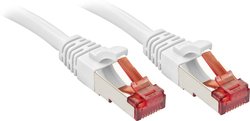 Kabel LAN LINDY 47798, 1 szt., RJ45, CAT 6, S/FTP, 10.00 m, biały