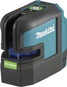 Laser krzyżowy Makita  SK105GDZ Zasięg (maks.): 35 m