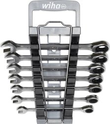 Klucz oczkowy podwójny z grzechotką zestaw Wiha  44664 9 - 15 mm