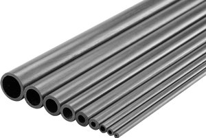 Rura Reely 1416535, karbon, (Ø x D) 2.5 mm x 1000 mm Średnica wewnętrzna: 1.5 mm