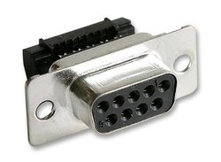 Listwa żeńska D-Sub MH Connectors MH10575, rzędy: 2, styki: 9, 180 °, 1 szt.