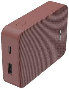 Zasilacz „Color 10”, 10000mAh, 2 wyjścia: USB-C, USB-A, czerwony Powerbank Hama  10000 mAh Fast Charge LiPo