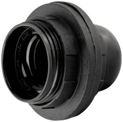Gniazdo E27 z materiału izolacyjnego z 2 czarnymi pierścieniami Oprawa E-27 REV 0503042555, 1 zest., 60 W