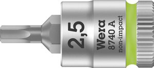 Nasadka 1/4'' (6,3 mm) Wera 8740 A 05003331001 wewnętrzny sześciokąt 2.5 mm