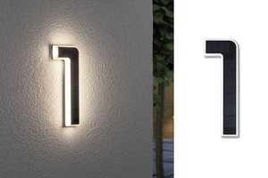 Podświetlany numer domu, solarny Paulmann  79842 0.20 W 20 lm IP44