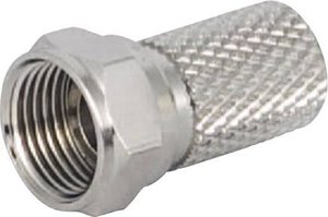 Kathrein 273167, Wtyk śrubowy F, EMK01 srebrny