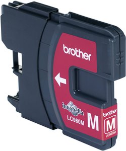 Tusz Brother LC-980M, oryginalny, magneta