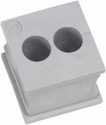 Mała tuleja kabla KT Icotek, KT 2/5, 41200, (D x S) 21 mm x 21 mm, szary, 1 szt.